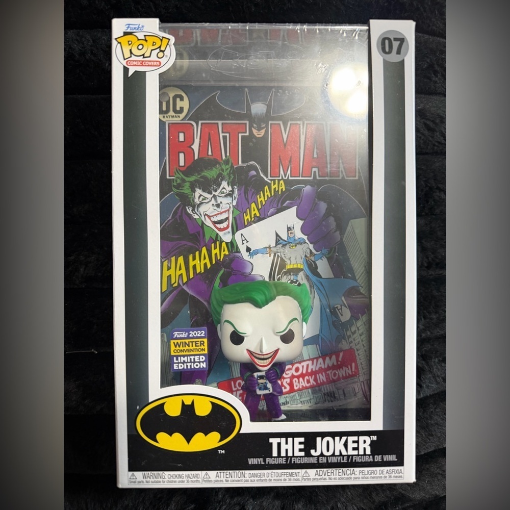 Funko Pop! Comic Covers #07 The Joker vinyl figure 2022 Winter Convention NEW